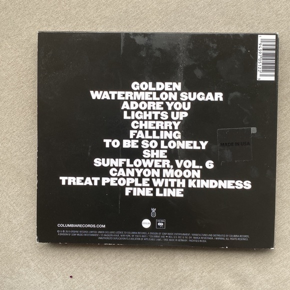 Harry Styles - Fine Line CD produced by Columbia Records - Picture 4 of 4